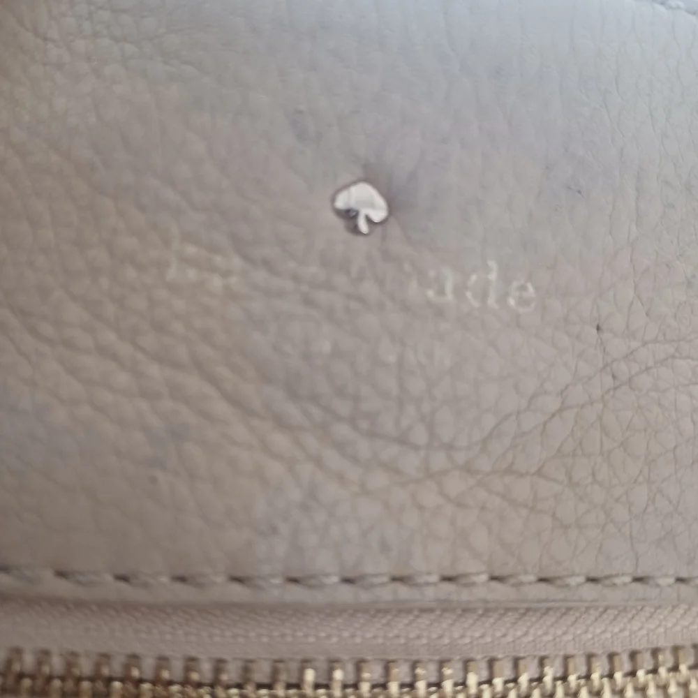 Kate Spade crossbody bag gold chain tan beige taupe Quiet Luxury Preppy